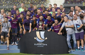 El 12 de agosto de 2018 en el estadio Ibn Battouta de Tánger se proclamó campeón de la Supercopa de España tras derrotar al Sevilla 2-1. 