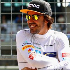 Alonso, en los puntos: "Trabajo entregado, como un repartidor"