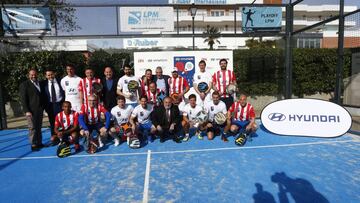 05/04/18 ACTO CLUB PADEL LA MASO, DESAFIO PADEL DERBI REAL MADRID ATLETICO DE MADRID
FORMACION