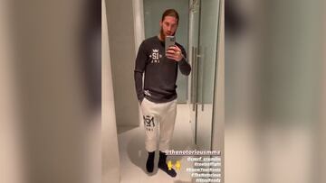 Ramos y su mensaje en inglés para apoyar a McGregor