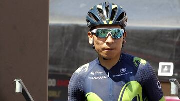 Nairo: "Más que ganar la etapa lo importante es recortar tiempo"