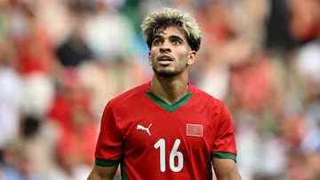 Ez Abde, en un partido de Marruecos en los JJ OO.