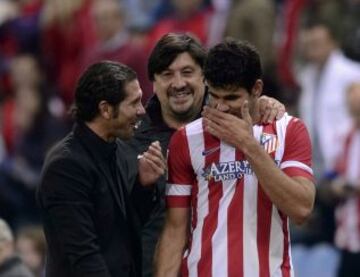 Diego Simeone, Diego Costa y el Mono Burgos