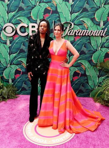 Eric Emauni and Marina Montesanti attend the 76th Annual Tony Awards in New York City, U.S., June 11, 2023. REUTERS/Amr Alfiky