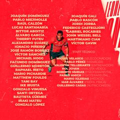 España desvela su primera lista para medirse con Argentina en The Match