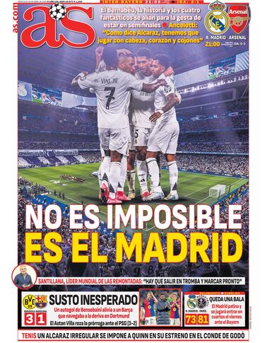Las portadas de AS de abril