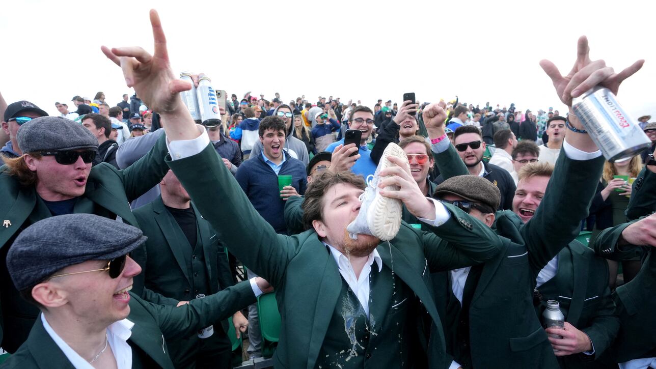 Chaos At The PGA Waste Management Tournament As Drunken Fans Run Amok chaos-at-the-pga-waste-management-tournament-as-drunken-fans-run-amok