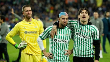 Bellerín, con Ruibal.