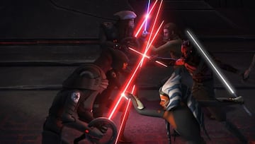 Lucha contra los Inquisidores en Star Wars: Rebels. 