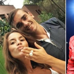 Griezmann: "Gracias Maluma por hacer bailar a mi mujer"