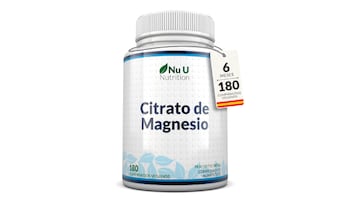 Citrato de magnesio en cpsulas de Nu U Nutrition disponible en Amazon.