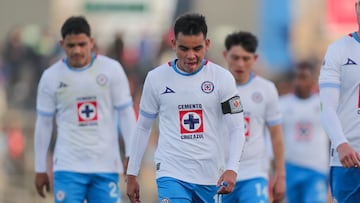 Carlos Rodriguez of Cruz Azul during the 2nd round match between FC Juarez and Cruz Azul as part of the Liga BBVA MX, Torneo Clausura 2025 at Olimpico Benito Juarez Stadium on January 18, 2025 in Ciudad Juarez, Chihuahua, Mexico.