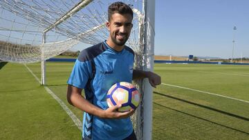 El portero Pacheco, una de las claves de este Alavés que está sorprendiendo.