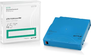 hp hewlett packard lto-9 ultrium rw cinta magnetica cartucho datos