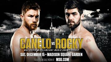 Canelo - Rocky Fielding: horario, TV, cartelera y cómo ver online