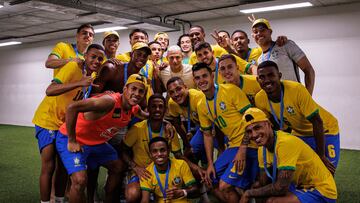 La Sub-20 de Brasil asombra al continente