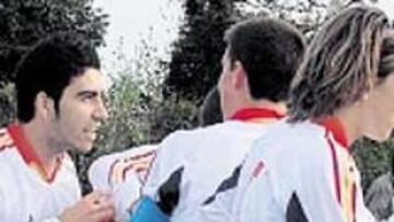 <b>ALEGRÍA. </b>Siete veces celebraron un gol ayer los españoles.