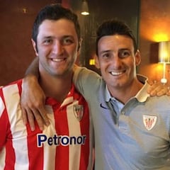 Aritz Aduriz, "orgulloso" de su amigo Jon Rahm, nuevo número 1 del mundo