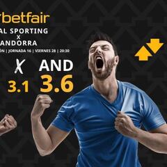 Real Sporting de Gijón vs. FC Andorra: horario, dónde ver, pronósticos y clasificación