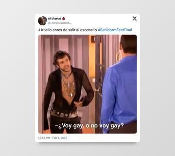 Los mejores memes del Benidorm Fest 2025