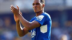 Yerry Mina, defensa colombiano de Everton