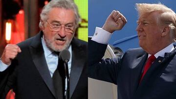 Donald Trump afirma que Robert De Niro tiene "bajo coeficiente intelectual".