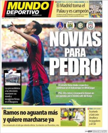 Portadas de la prensa deportiva