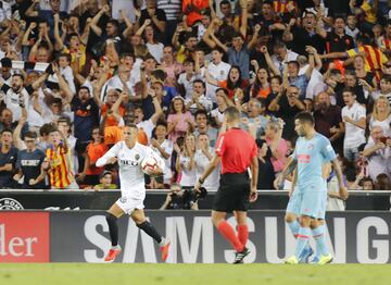 Rodrigo empató el partido. 1-1.