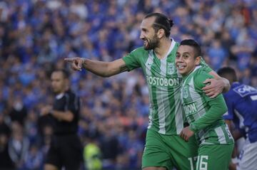 Con goles de Vladimir Hernández y Roberto Ovelar, Millonarios y Nacional igualaron 1-1 en partido valido por la fecha 9 de la Liga Águila. Wuilker Fariñez fue la figura.