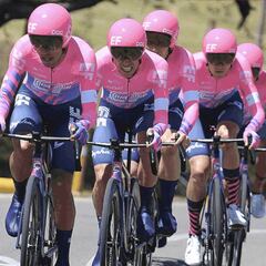 El EF sorprendido y feliz con su victoria en el Tour Colombia