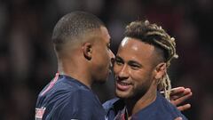 Neymar y Mbapp&eacute; celebran un gol del PSG