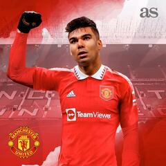 What shirt number will Casemiro wear at Manchester United?