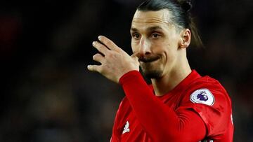 El cuadro inglés no hizo ningún comentario sobre el "Zlatan Day", mientras que todos los demás equipos donde militó el delantero lo celebraron.