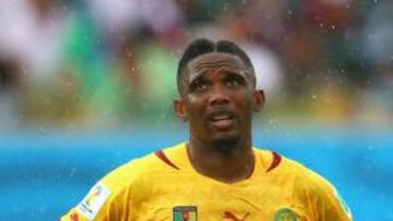 Etoo: "Probablemente no jugaré ante Croacia por la rodilla"