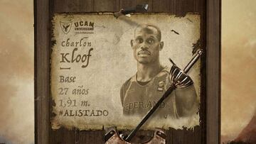 El UCAM Murcia ficha al base holandés Charlon Kloof