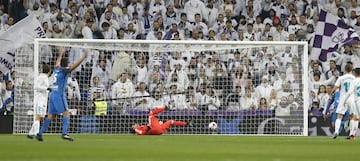 0-1. Keylor Navas en el primer gol de Luis Milla.