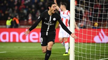 Cavani deja Uruguay con la mira puesta en el Benfica