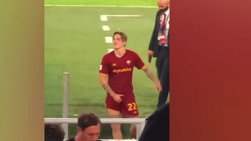 El doble gesto de Zaniolo que enfurece a la hinchada de Lazio