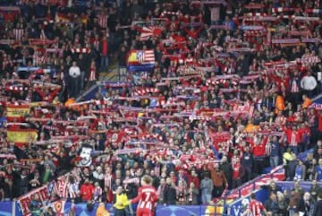 Gran ambiente en el King Power Stadium.