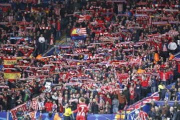 Gran ambiente en el King Power Stadium. 