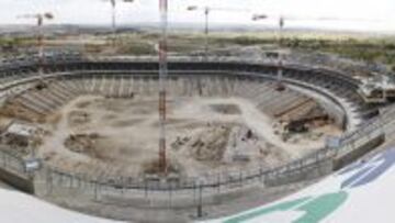 Imagen panorámica de La Peineta.