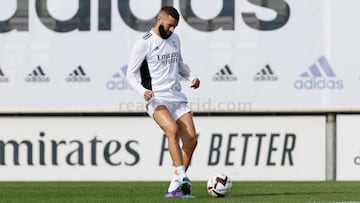 Real Madrid striker Karim Benzema spoke to the club’s in-house media team after returning to training following a three-week injury lay-off.