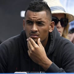 Kyrgios estalla con un periodista que dijo que le ganaría Serena