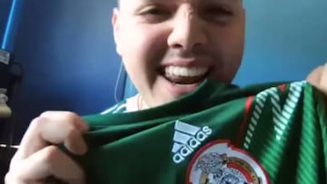 Dominik Mysterio se pone "La Verde" y apoya a la Selección Mexicana