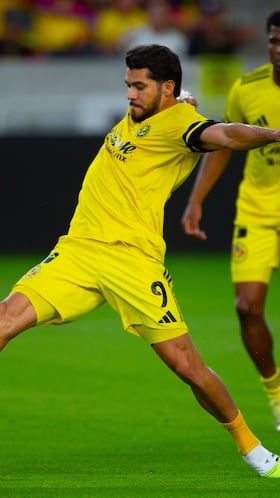 Henry Martin of America during the match between America and Minnesota United FC as part of Phase One of the Leagues Cup 2025 at Shell Energy Stadium on August 02, 2024 in Houston, Texas, United States.