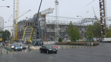 Las obras del Santiago Bernab&eacute;u contin&uacute;an