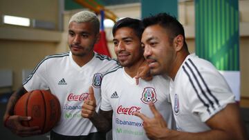 Selección Mexicana se relaja con un juego de basquetbol