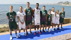 Unicaja present&oacute; sus nuevas equipaciones,