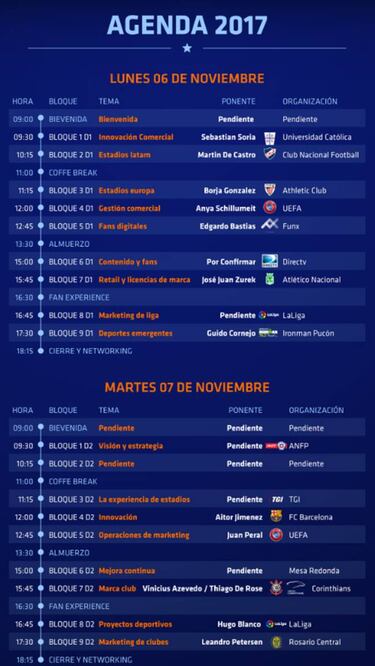 Representantes de UEFA, LaLiga y Barcelona lideran seminario de marketing deportivo en Santiago