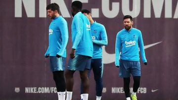 01/03/19 Entrenamiento Barcelona
Lionel Messi (10) FC Barcelona